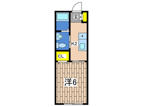 ピュア・スプリング弘明寺2の物件間取画像